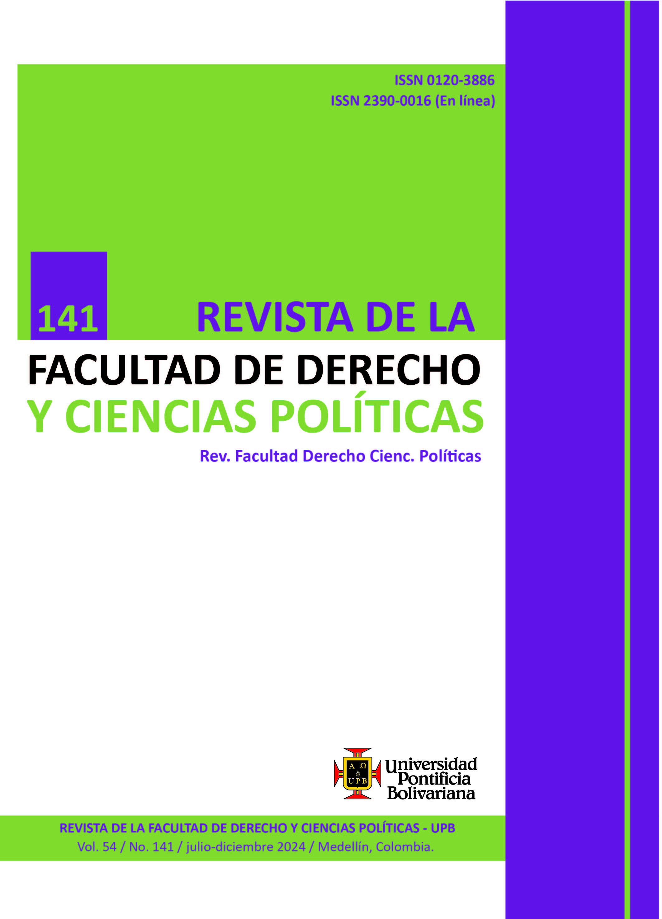 Cover of the Journal of the Faculty of Law and Political Science